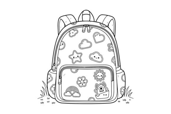 Cute School Backpack Illustrations & Graphics Review