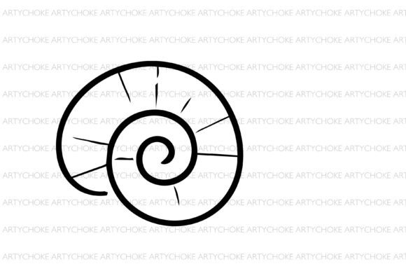 Dinosaur Fossil Shell SVG: Cute Icons & Graphics