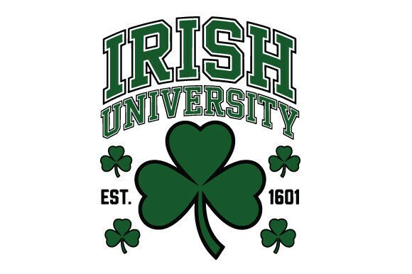 Irish University Graphics for T-Shirt Designs