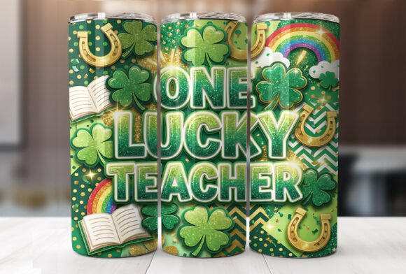 Lucky Teacher Graphics: St. Patrick’s Tumbler Wraps Review