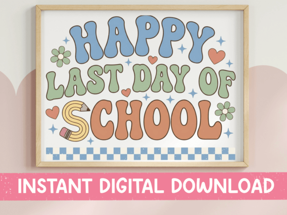 Review: Happy Last Day of School Retro Design
