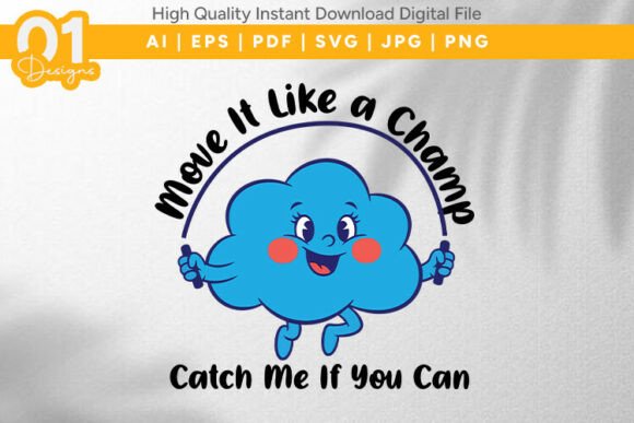 Review: Move It Like a Champ Cloud SVG for Embroidery