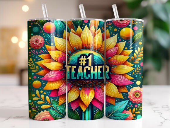 Review: Sunflower Teacher Appreciation Tumbler Design