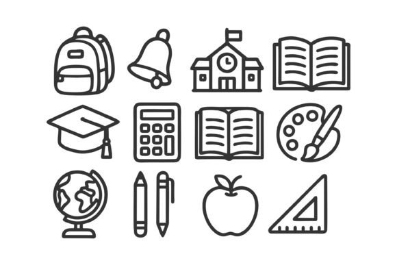 Reviewing Minimalist Line Art Collection of School