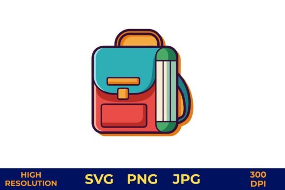 School Bag Vector: Graphics & Illustrations