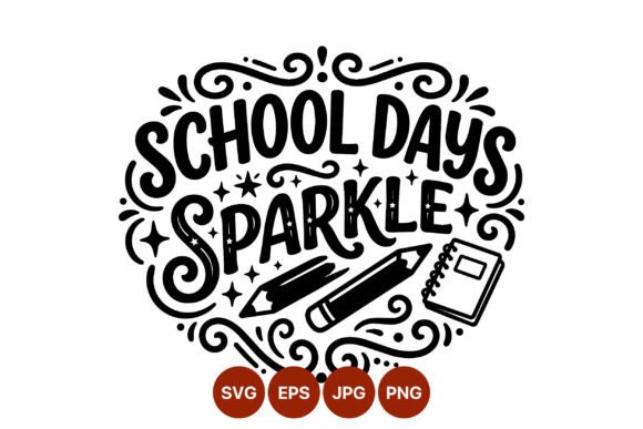 School Days Sparkle Graphics & Illustrations Review