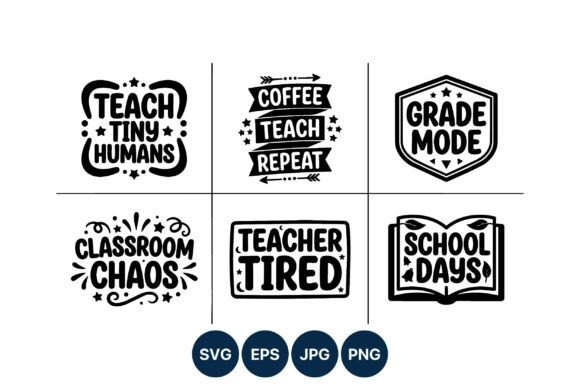 Teacher Phrase Set: Graphics & Illustrations
