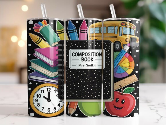 Teacher School Tumbler Wrap Graphics Review
